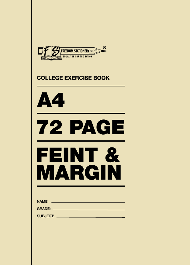 2014_72p A4 72pg Feint and Margin Softcover Book