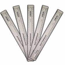 Croxley 30cm Shatterproof Clear 30cm Superior Shatterproof Ruler