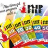 A4 Display Book 40 pocket (50mic) Flip File / Butterfly