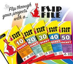 Kangaroo Display Books A4 Display Book 30 pocket (50mic) Flip File / Butterfly
