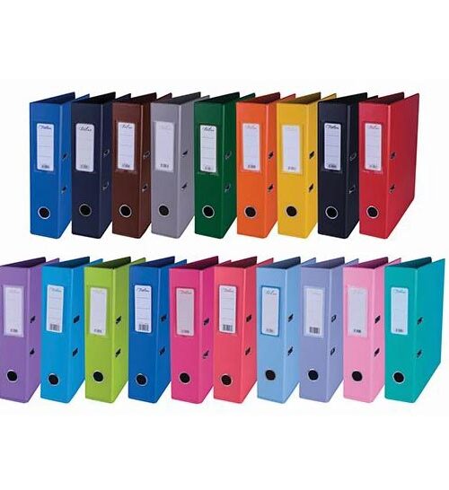 A4 Lever Arch File PP - assorted colours
