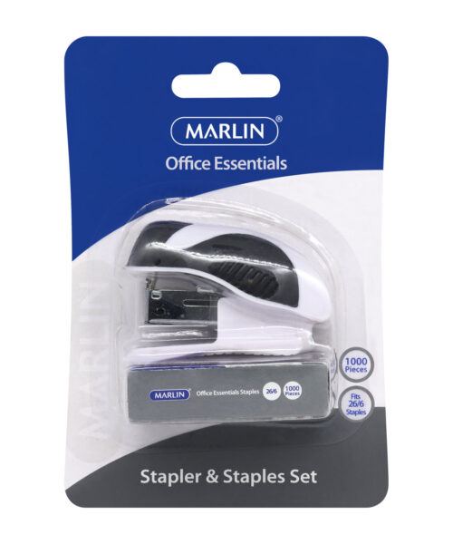 Mini Stapler with Built-In Staple Remover and Staples