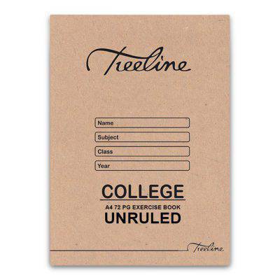 A4 72pg Unruled Softcover Book