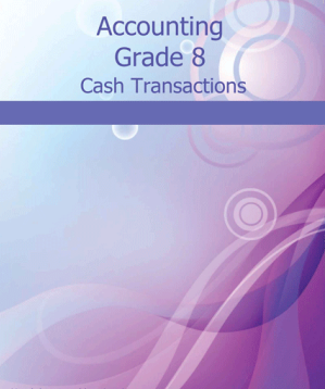 Accounting Theory and Workbook Gr 8