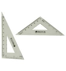Draughtsman 18cm Set Squares45 and 60 Degree Draughtsman 18cm Set Squares 45 and 60 Degree