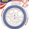 Helix 15cm Protractor and circle template 360 degree