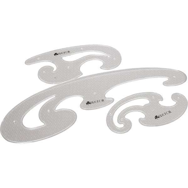 DATEC7720-french-curves Draughtsman French Curves - Set of 3