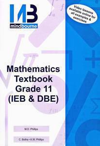 Mindbourne-Mathematics-Gr-11 Mindbourne Mathematics Grade 11 Textbook plus Video License (Product B)