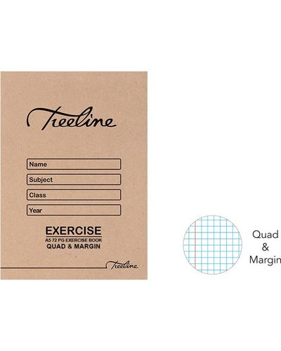 A5 72pg Quad and Margin Softcover Book