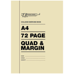 A4 72pg Quad and Margin Softcover Book