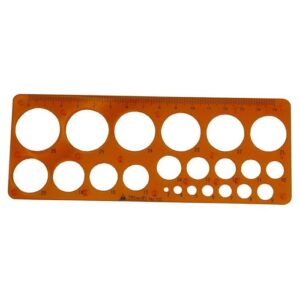 Draughtsman Circle Template Small