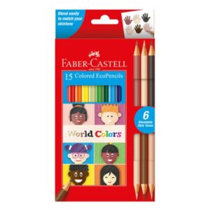 Faber Castell World Colours Ecopencils 15s