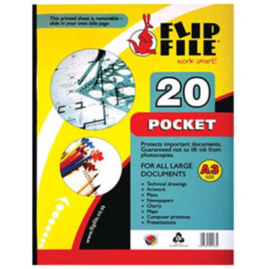 A3 Display Book 20 pocket (50mic) Donau / Kangaroo