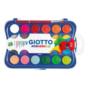 Giotto Box Watercolours 24pcs with brush