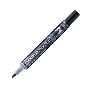 Pentel Maxiflo White Board Marker 4mm Pump Action Black