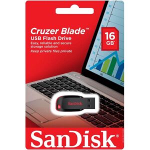 Sandisk Cruzer Blade 16GB USB 2 Flash Drive