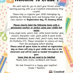 Stationery Labelling Instructions 2026