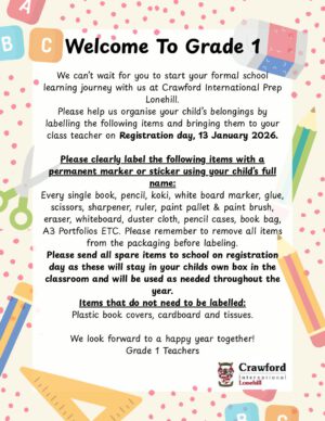 Stationery Labelling Instructions 2026