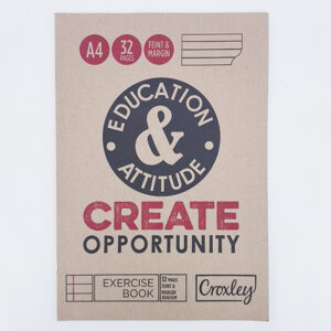 A4 32pg Feint and Margin Softcover Book