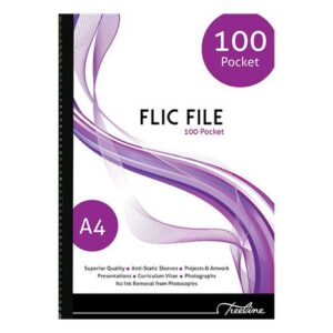 A4 display book 100 pocket (40mic) Flic File