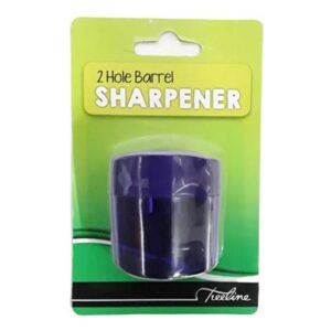 Treeline 2 Hole Plastic Sharpener with Container